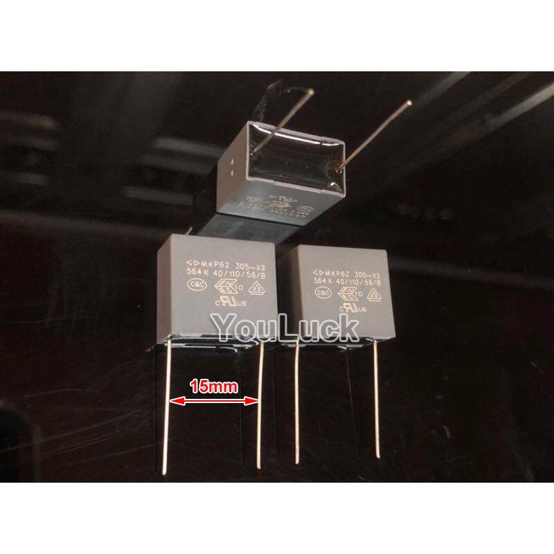5pcs ตัวเก็บประจุความปลอดภัย MKP62 564K 305V X2 0.56uF 305VAC P15 มม.ใหม่เดิม