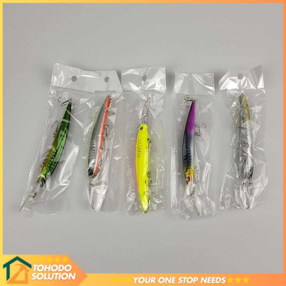 Proberos Minnow เหยื่อตะขอเสียงแหลม เหยื่อตกปลา 11 ซม. 1 ชิ้น - PB333