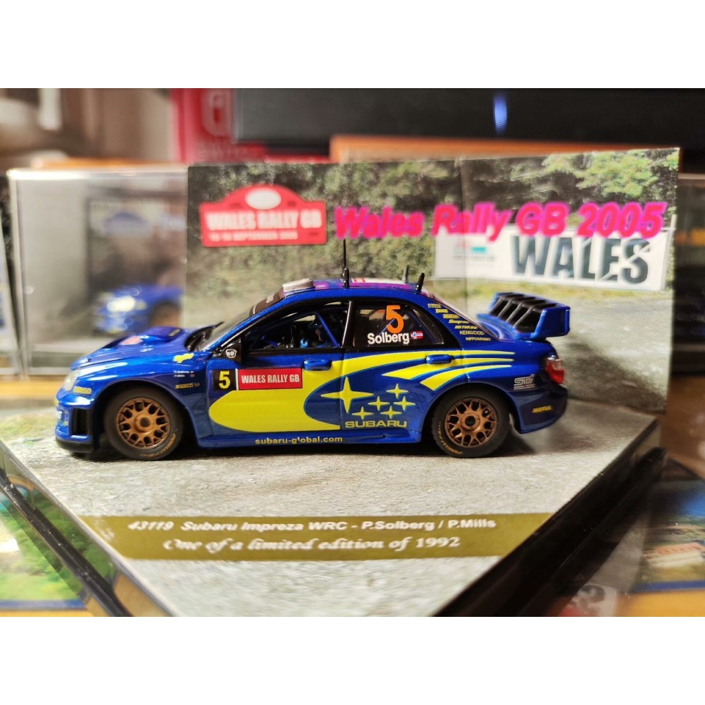 [คลังสินค้าพร้อม] WRC Rally Car Model 1: 43 WITESSE VITESSE Sparrow WRC Soberg/Mills Wells Station 2