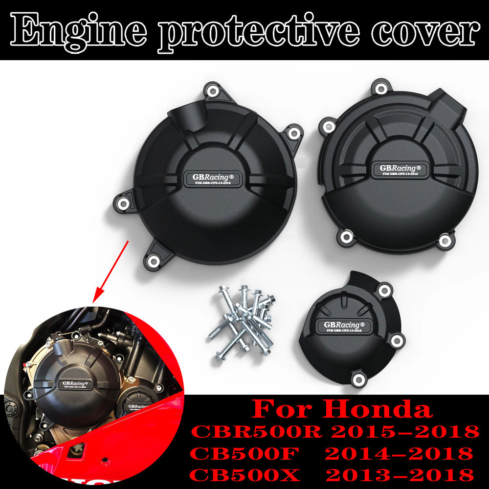 CBR500R CBR500F CB500X 2019-2023 รถจักรยานยนต์ฝาครอบเครื่องยนต์ป้องกันกรณีGB RacingสําหรับHonda CBR5