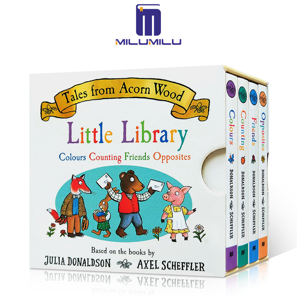 หนังสือกระดาน Tales From Acorn Wood Little Library โดย Julia Donaldson หนังสือภาษาอังกฤษต้นฉบับ