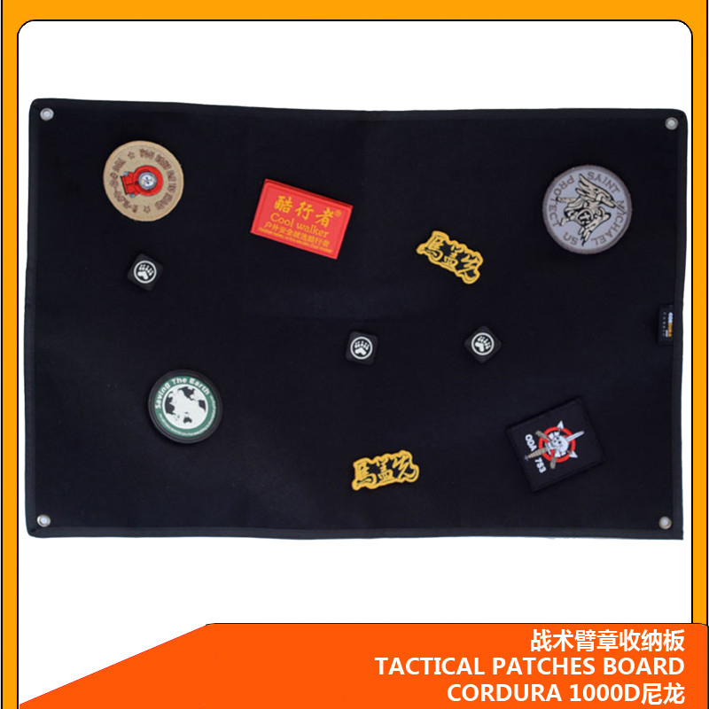 ยุทธวิธี Armband วางบอร์ด Armband Hobby Collection Board เหมาะสําหรับด้านหลัง Magic Hook Armband ป้า