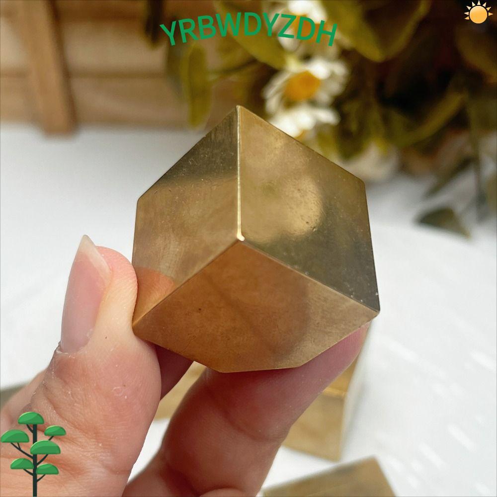 CRBWDK Pyrite Cube ตัวอย่าง, 2.5x2.5 ซม.ที่ไม่ซ้ํากัน Metallic Luster Pyrite คริสตัลตัวอย่าง, ทองเหล