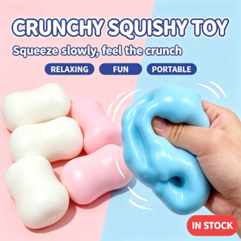 Crunchy Soap Squishy Fidget Toy ASMR Squeeze Stress Relief Decompression Toy