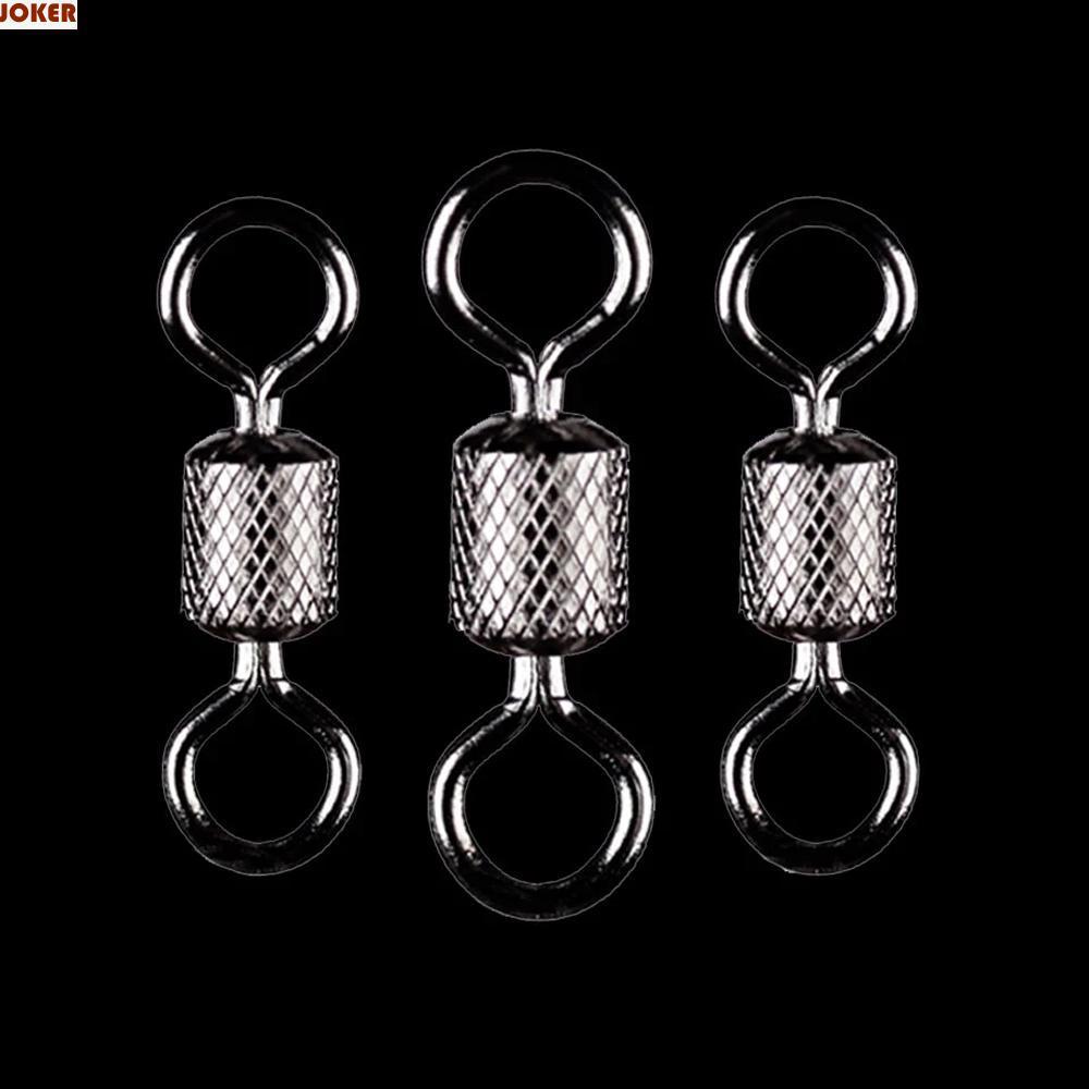 JOKER Ball Bearing Swivel 1 #~14 # 50 ชิ้น/ล็อต Safety Snap สแตนเลสสําหรับปลาคาร์พตกปลาทะเล Rolling 