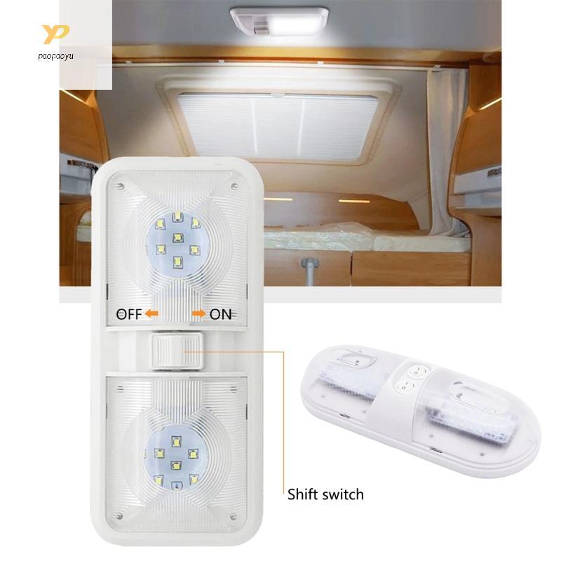 PPY ไฟโดมคู่สําหรับค่ายรถพ่วงภายในโคมไฟ 48x2835SMD