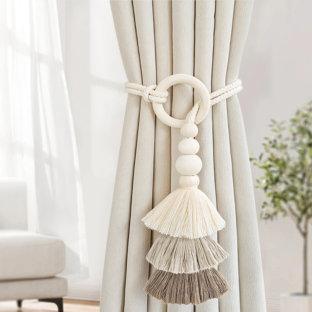 Bohemian Laced-Up Curtain Accessories Simple Curtain Buckle Decorative