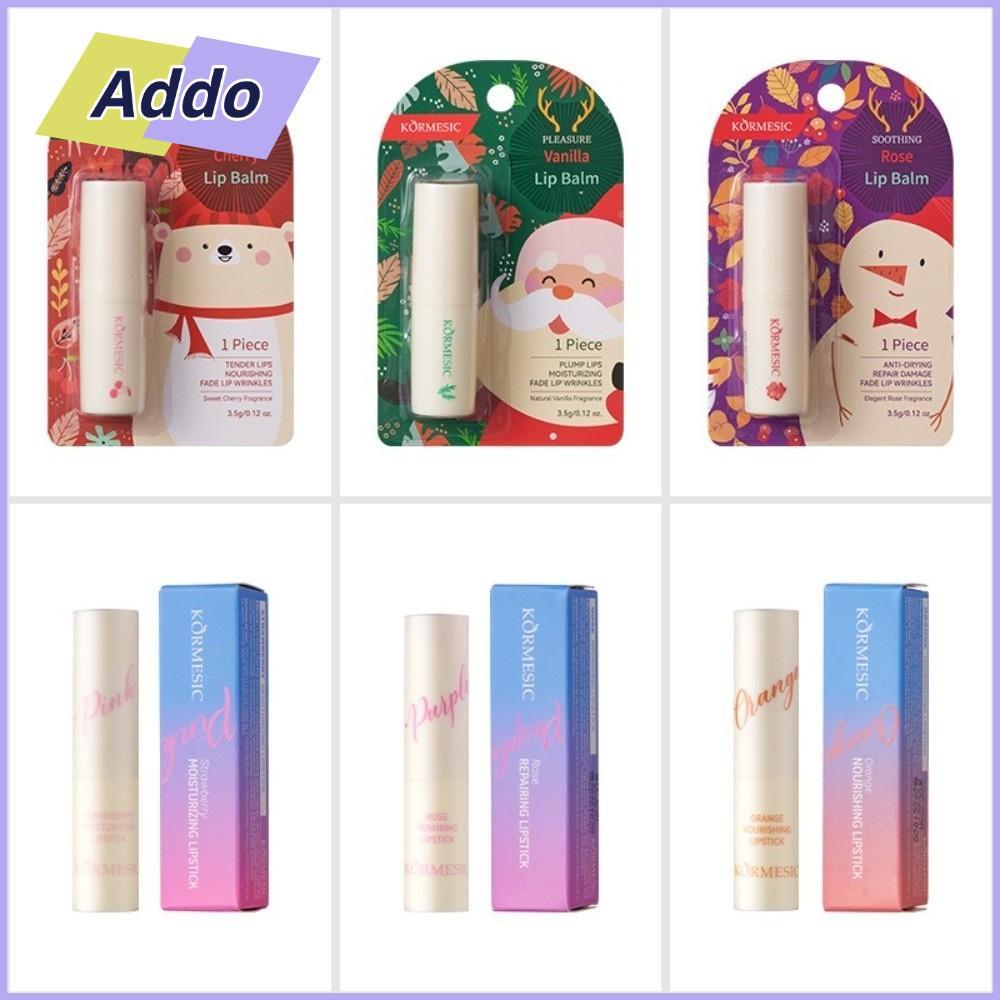 ADDO.PH Moisturizing Lip Balm, Nourishing Christmas Makeup Lipstick Primer, Repair Lines Vitamin Hyd