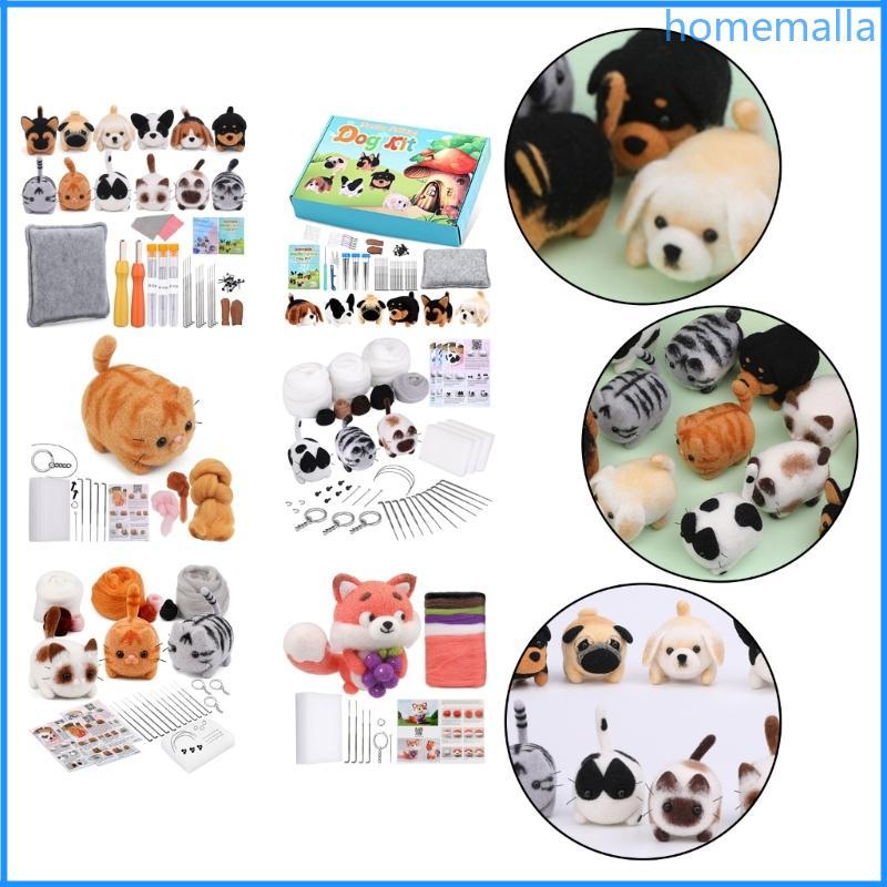 HO Needle Felting Supplies Kits with Tools Animal Needle Felting Supplies Kits