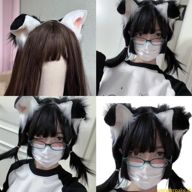 Wonder Soft Dog Ears Plush Headpiece สไตล์อุปกรณ์เสริมการ์ตูน Headwear