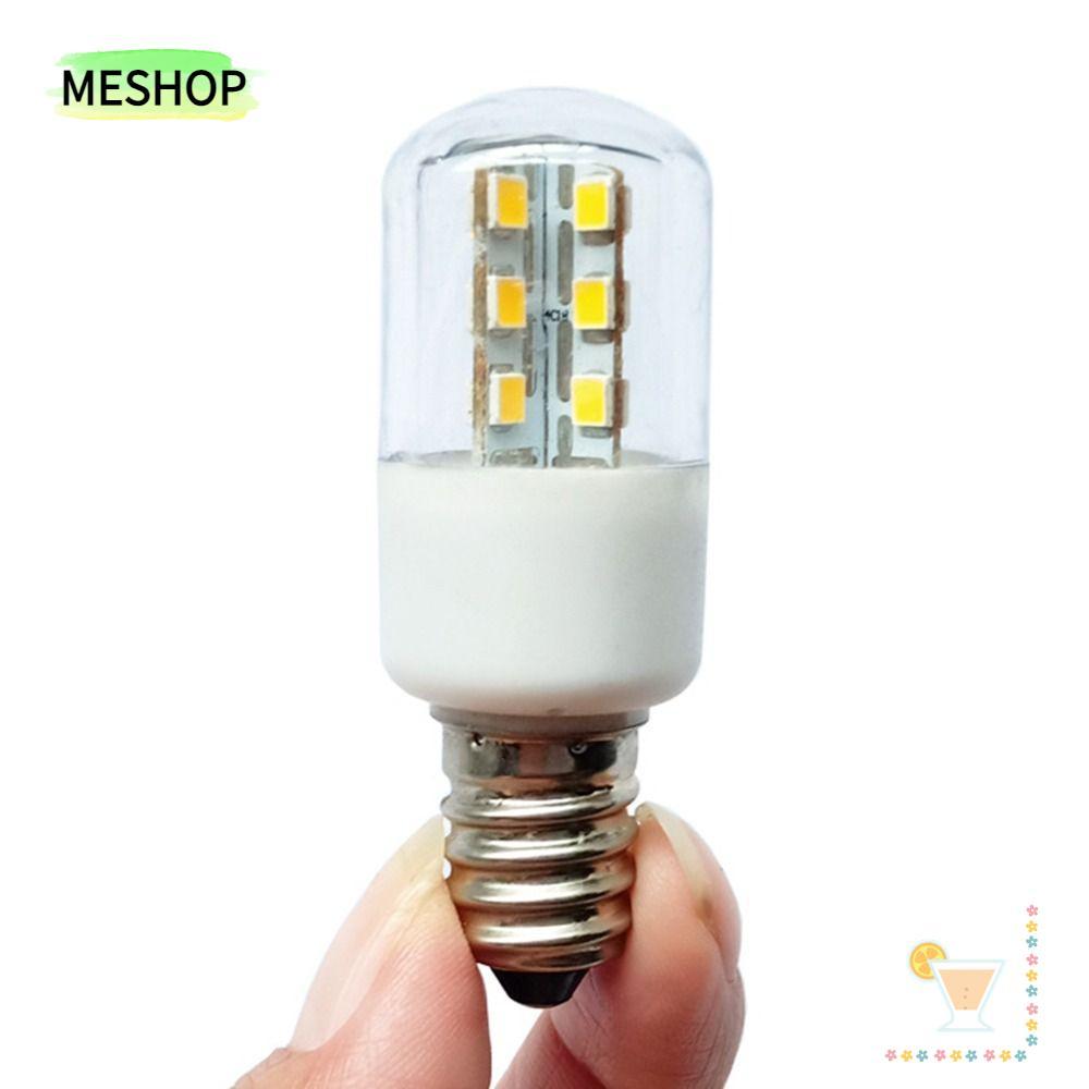MESHOPTH หลอดไฟตู้เย็น Bright E12 E14 Connector T22 2.5W 110V 220V หลอดไฟ LED