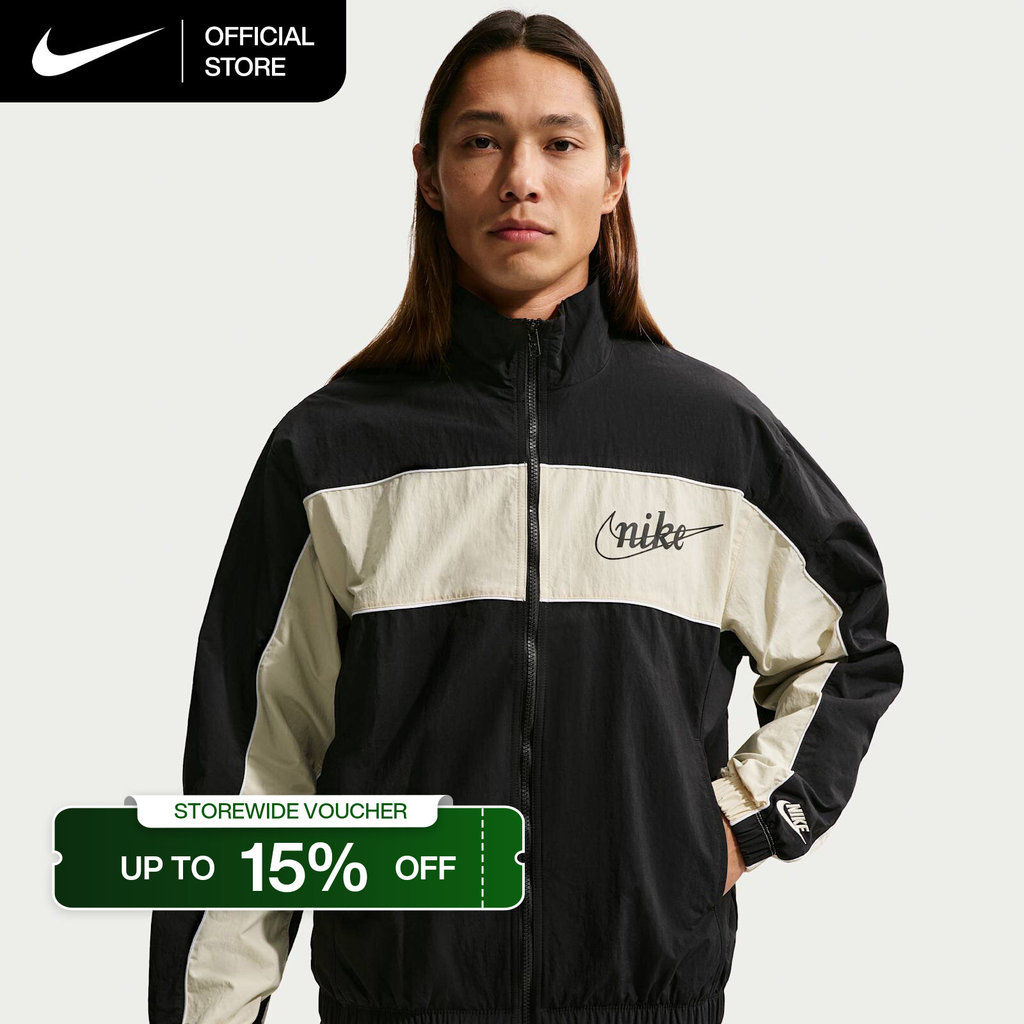 Nike Men's Sportswear Club Lightweight Full-Zip Jacket - Black [IF0767-010]