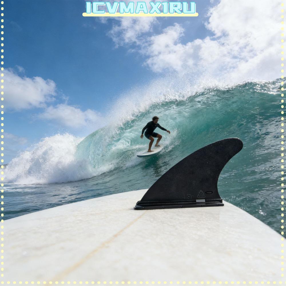 ICVMAX1RU Surf & SUP Single Fin, สไลด์ใน 4.5 นิ้วที่ถอดออกได้ Paddle Board Fin, เปลี่ยน Paddle Board
