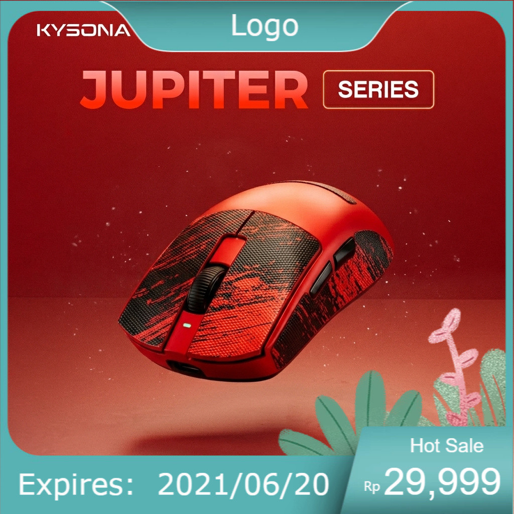 KYSONA Jupiter Series Gaming Mouse  Wired Wireless Mice 8Khz PAW3950 Sensor  Bluetooth 46g