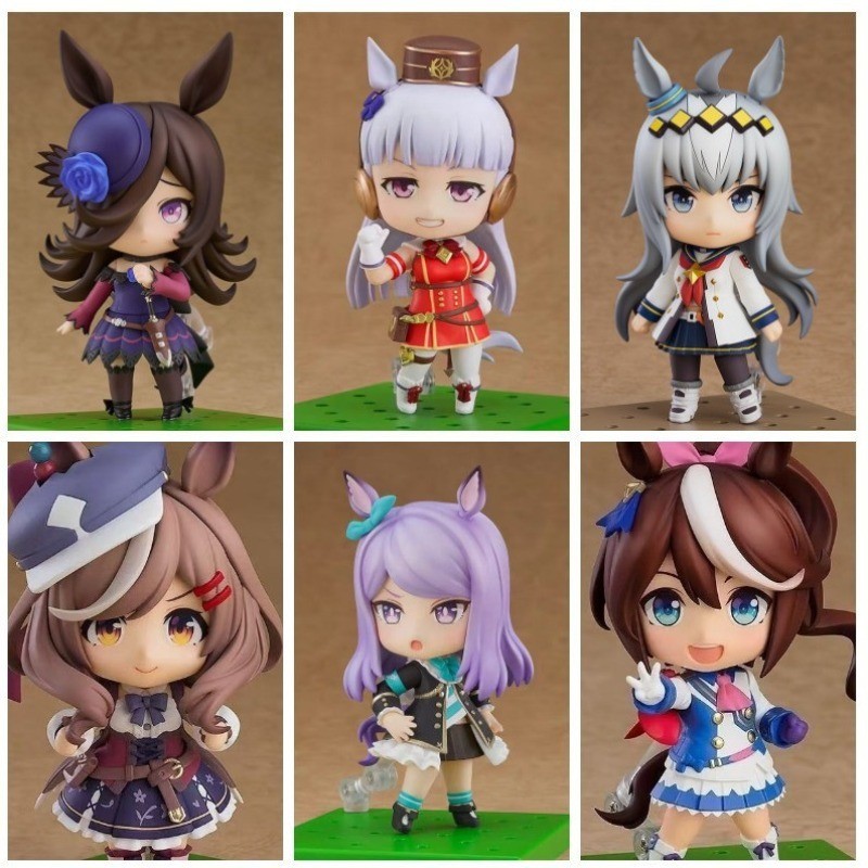 Uma Musume สวย Derby Action Figure Mambo Nendoroid เรือทอง Oguri หมวก Tokai Teio Action Figure 1995 