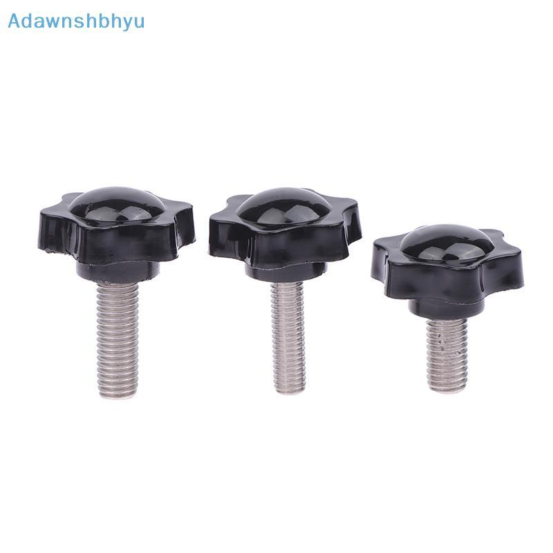 Adhyu 2PCS อุตสาหกรรมอุปกรณ์ M6 M8 M10 38 # ด้าย Star Shaped Clamping Bolt Knob Bakelite พลาสติกหัวจ