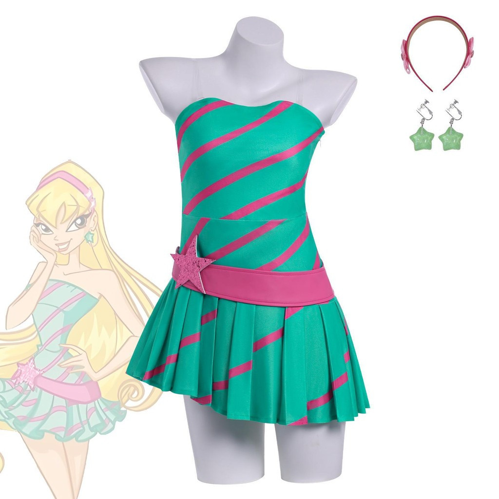 ชุดคอสเพลย์ - Stella Winx Club | เหมาะสําหรับวันฮาโลวีน CEC7