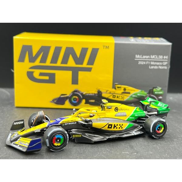 MINIGT McLaren MCL38 #4 Lando Norris 2024 F1 2024 Monaco GP