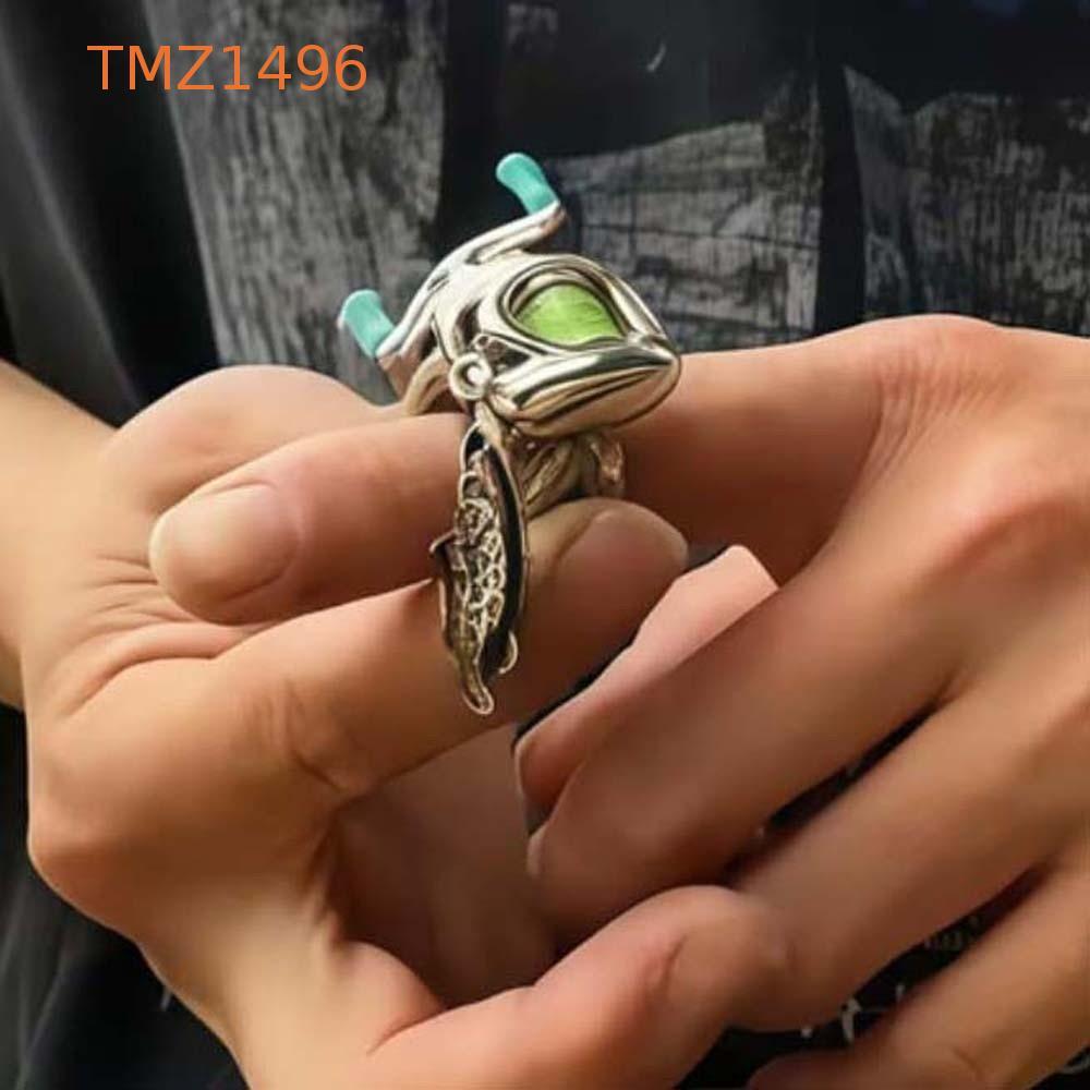 TMZ1496 สร้อยคอรอกตกปลา,แหวนรอกตกปลาหมุนได้ที่ถอดออกได้,โซ่คอจี้หรูหราผู้ชายประณีตคอจี้คออุปกรณ์เสริ