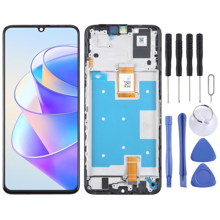 เตรียมจัดส่ง หน้าจอ LCD สําหรับ Honor X7a Digitizer Full Assembly พร้อมกรอบสําหรับ Honor X7a