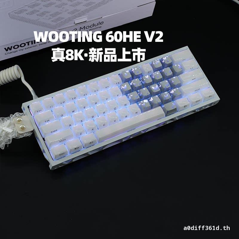 WOOTING คีย์บอร์ด WOOTING 60HE V2 ที่กําหนดเองติดตั้งเพดาน WOOTING
