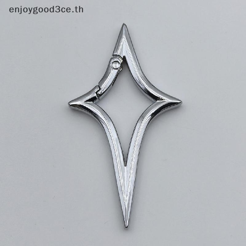 L&Z Y2K Star Geometric Essential Icon Carabiner พวงกุญแจพวงกุญแจรถ Gothic Bapa Decor.