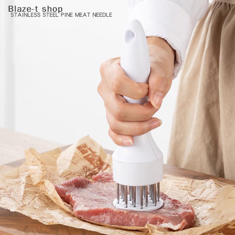 Blaze-t 1 PC ขายร้อนคุณภาพสูงอาชีพเนื้อ Tenderizer เข็มสแตนเลสครัวเครื่องมืออุปกรณ์ทําอาหาร COD