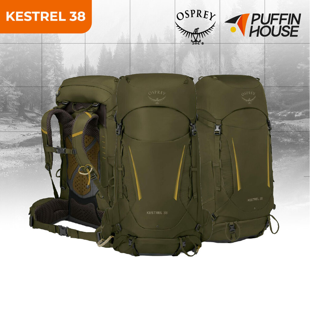 Osprey Kestrel 38 (2023) เป้เดินป่าสำหรับผู้ชาย 38 ลิตร