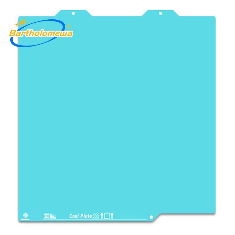 bartholomewaFor -Lab 3D Printer Cooling Plate Glacier Build Plate Double-Sided Spring Steel Plate Te
