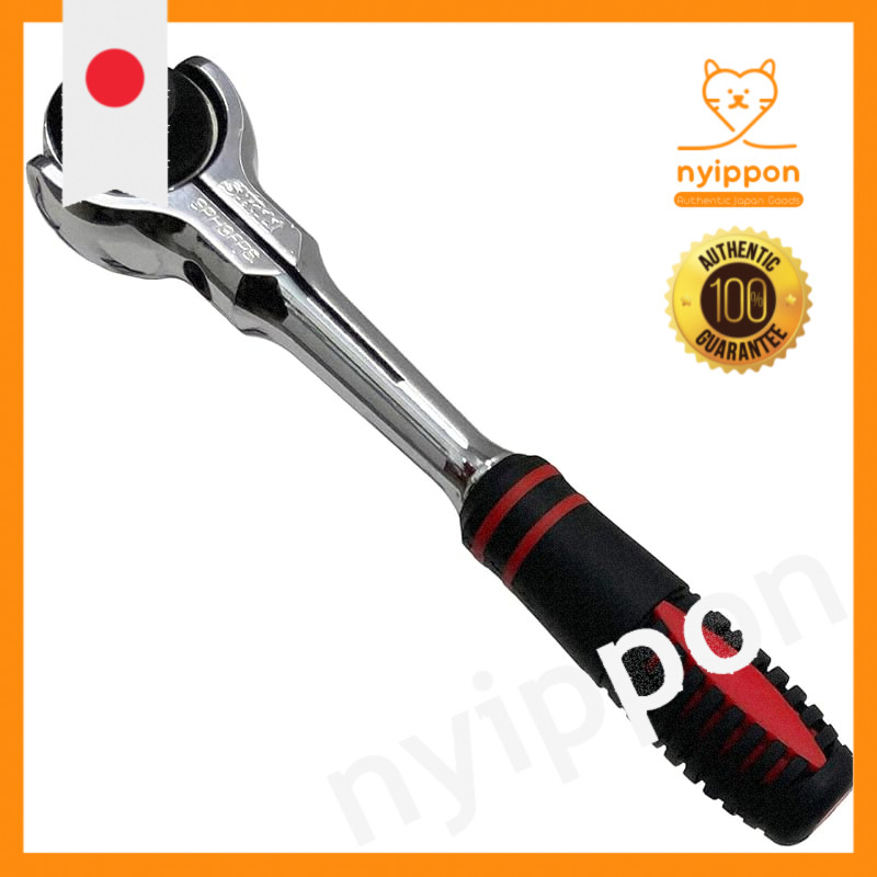SK11 Swivel Ratchet Handle, 3/8-Inch (9.5 mm) Drive, 72-Tooth Gear