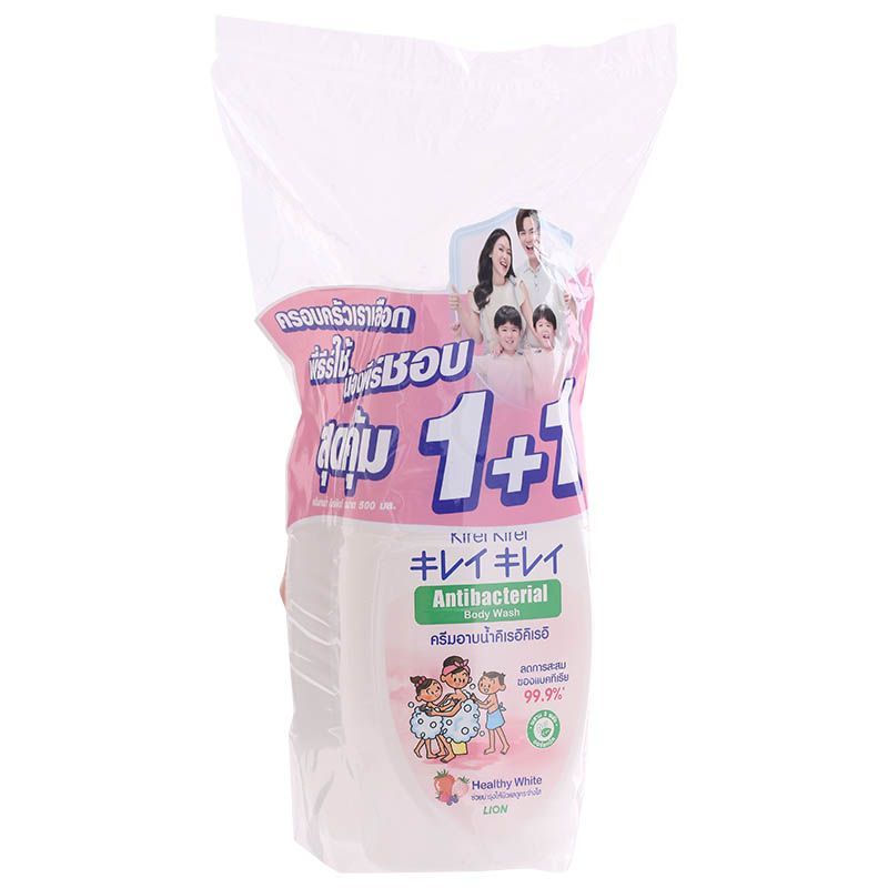 คิเรอิคิเรอิครีมอาบน้ำเฮลตี้ไวท์ 500มล. แพค 2 Kirei Kirei Healthy White Bath 500ml. Pack 2