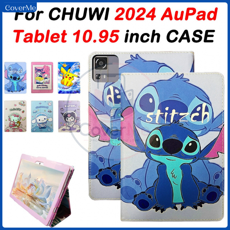 CoverMe สําหรับ CHUWI 2024 แท็บเล็ต AuPad 10.95 นิ้ว FHD+ แฟชั่นการ์ตูนหนังปลอกทนต่อการตก