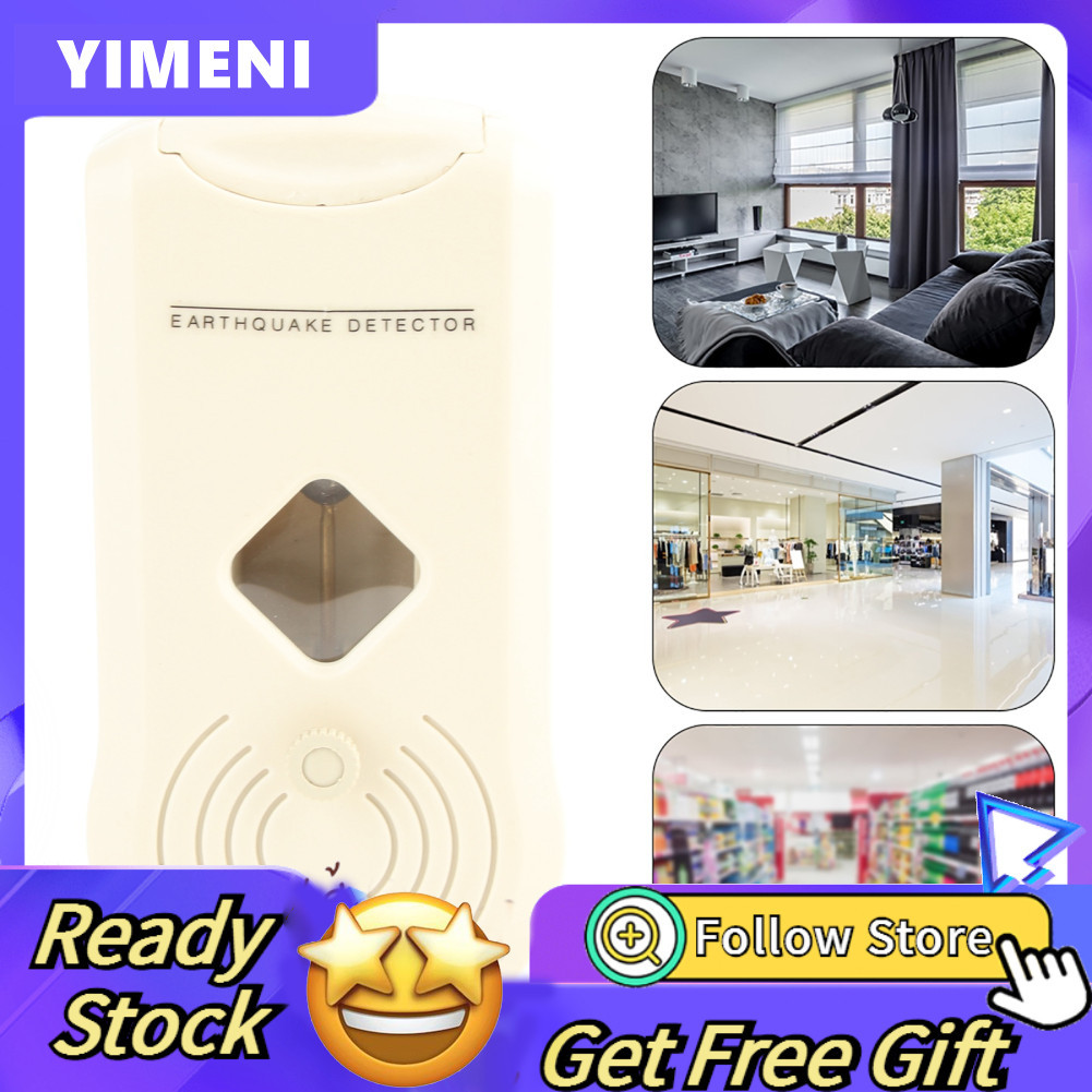 Yimeni-th RASTKY Earthquake Alarm Detector อุปกรณ์เตือนทันทีสำหรับการตรวจจับ เสียงดังไม่ซ้ำใคร Early