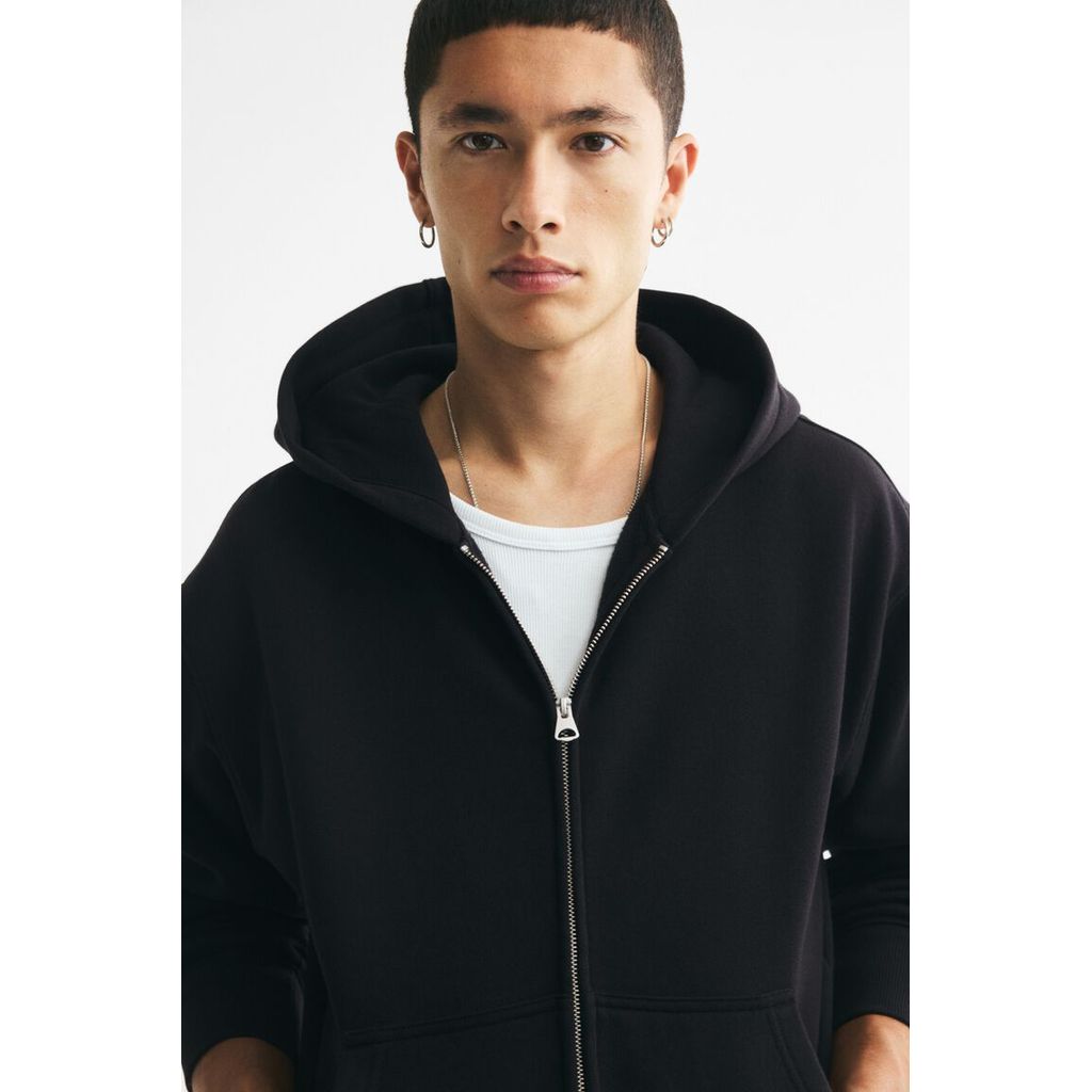 H&M هودي رجالي بسحاب مريح — صورة 3