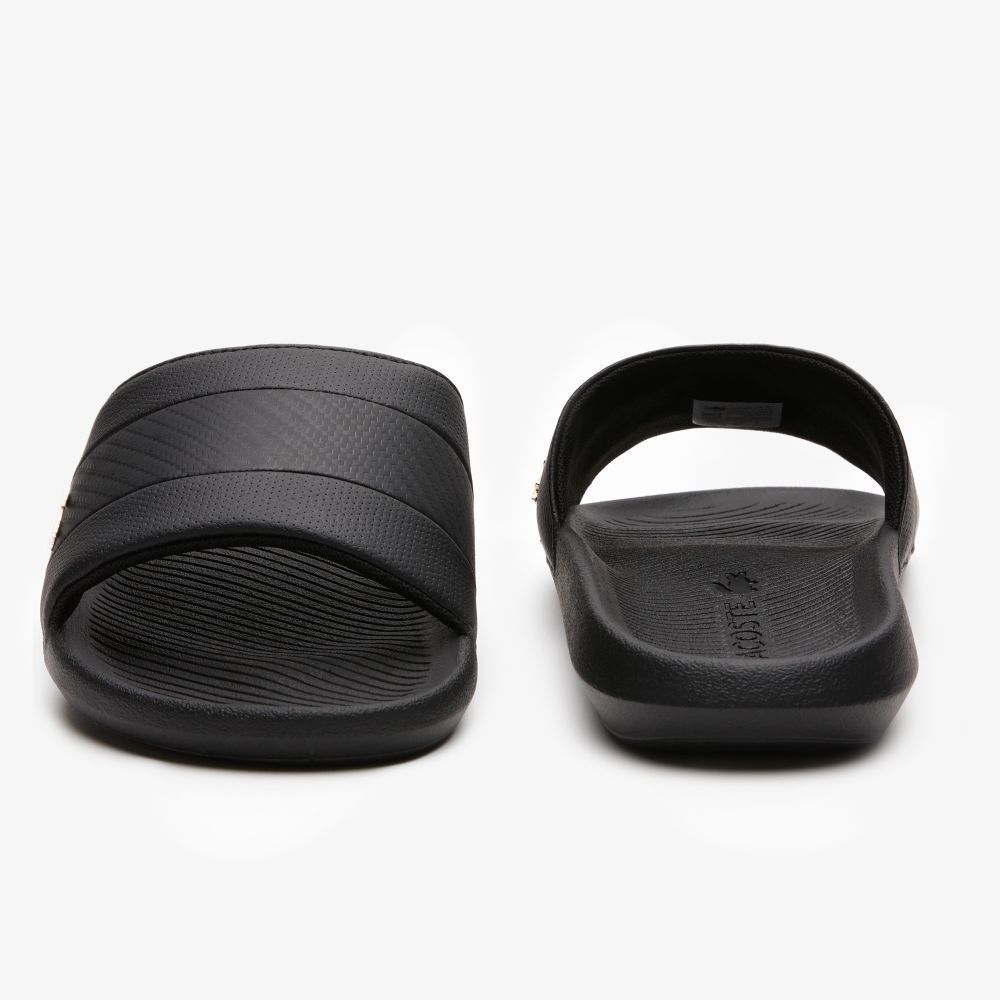 LACOSTE شبشب رجالي Serve Slide Hybrid — أسود — صورة 5