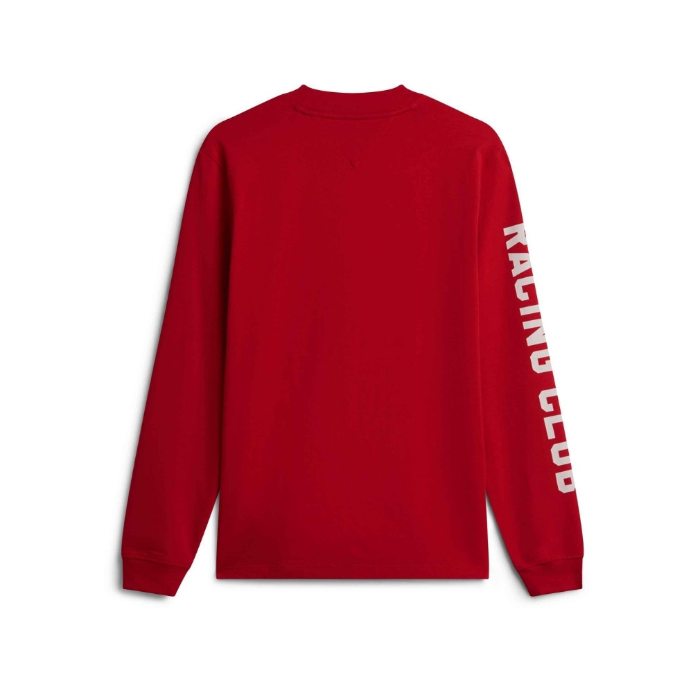 Tommy Hilfiger เสื้อยืด ผู้ชาย รุ่น MW0MW41467 XLD - สีแดง ทรง Regular — صورة 3
