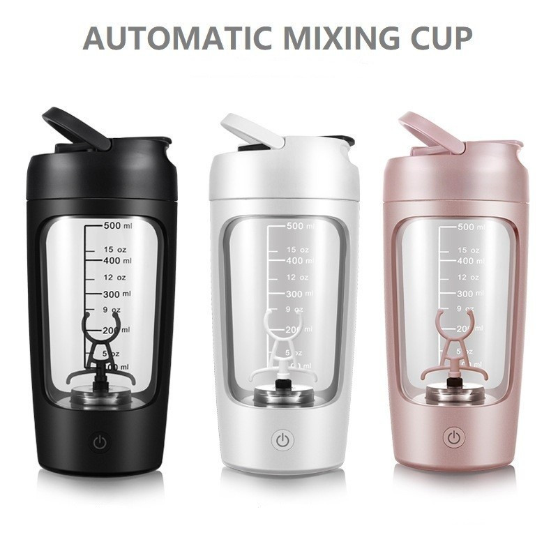 650ML USB ไฟฟ้าอัตโนมัติ xing ถ้วยแบบพกพาโปรตีนผง Shaker ขวด xer สําหรับ Travel Home Office ฟิตเนสห้