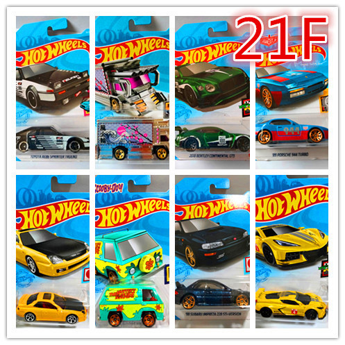 21H Hot Wheels 21G C4982 Hot Little Sports Car Alloy Car Model 21F Toyota AE86 Bentley Dodge