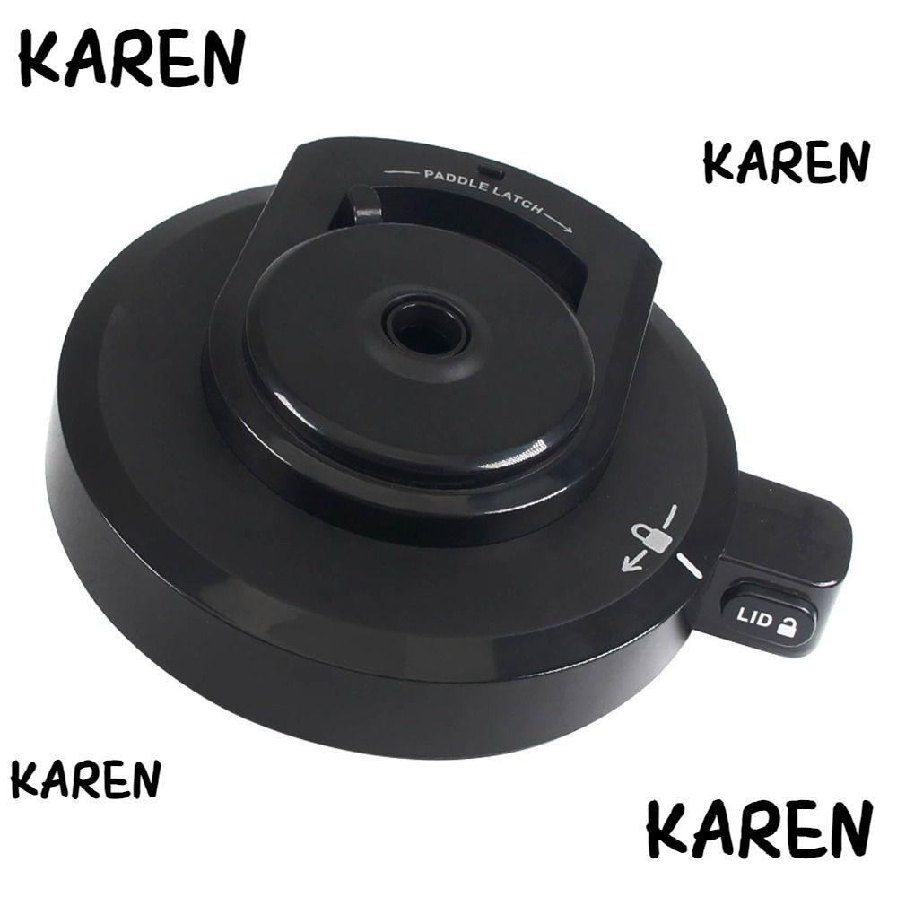 KARENGOODS สําหรับ Creami Deluxe ฝาปิด, เปลี่ยน BPA ฟรีฝาครอบชามด้านนอก, ชิ้นส่วนทําไอศกรีมกันน้ํา P