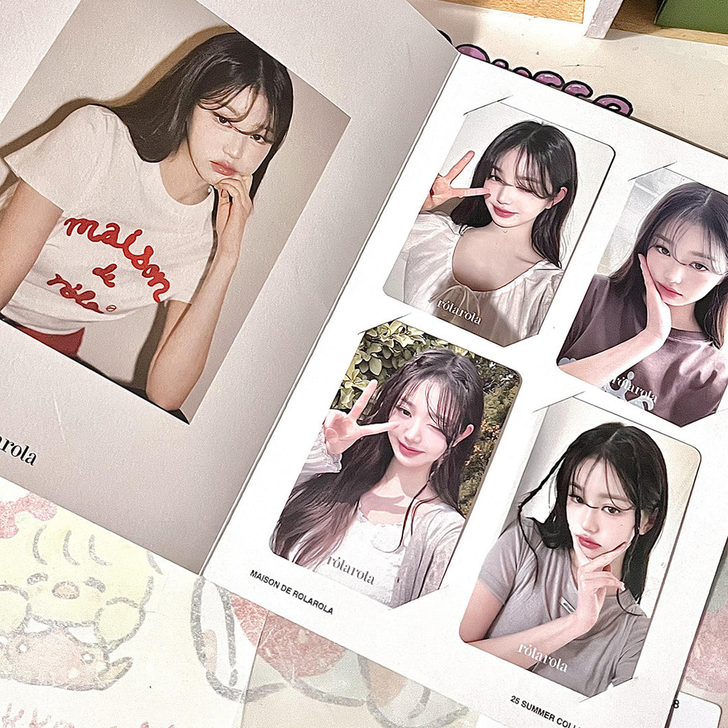 Ive Zhang Yuanying Wonyoung x Rolarola5.0 การ์ด Endosement Photocard #CF921#