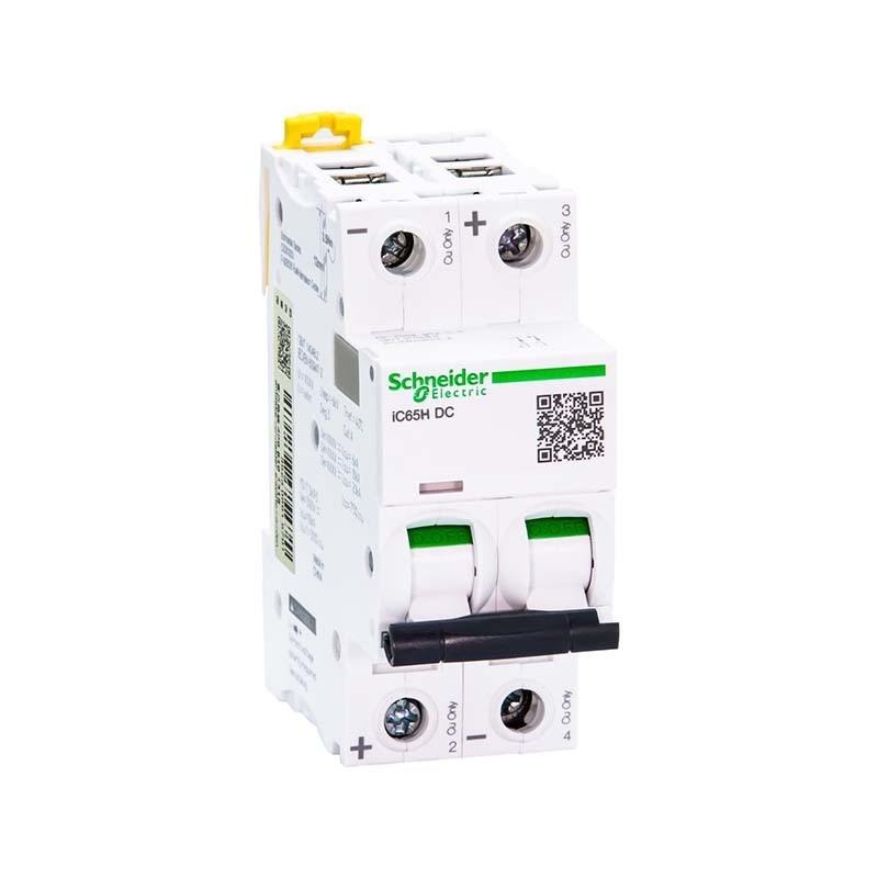 Schneider Electric iC65-DC DC Miniature Circuit Breaker iC65H DC 2P C 1A | A9N28201