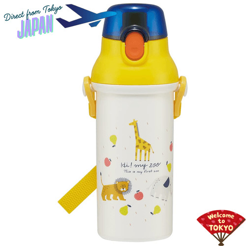 สเก็ตเตอร์ ขวดน้ำพลาสติกสำหรับเด็ก 480มล. ป้องกันแบคทีเรีย ผลิตในญี่ปุ่น PSB5SANAG-A