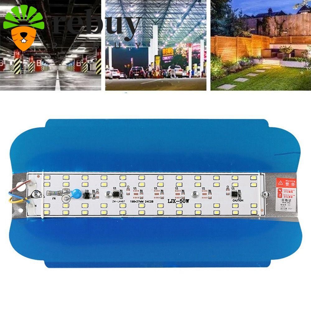 REBUY LED ไอโอดีน-Tungsten 6500K 50W 100W Spotlight Refletor LED LED น้ําท่วมโคมไฟสวนทํางานไฟ LED