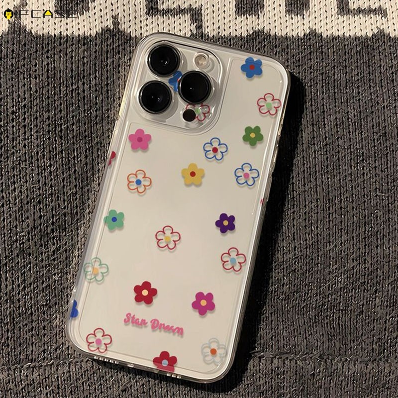 สําหรับ Google Pixel 9 9A GooglePixel9 GooglePixel9A เคสโทรศัพท์น่ารักสีสันสายดอกไม้สดฤดูร้อนใสนุ่มป