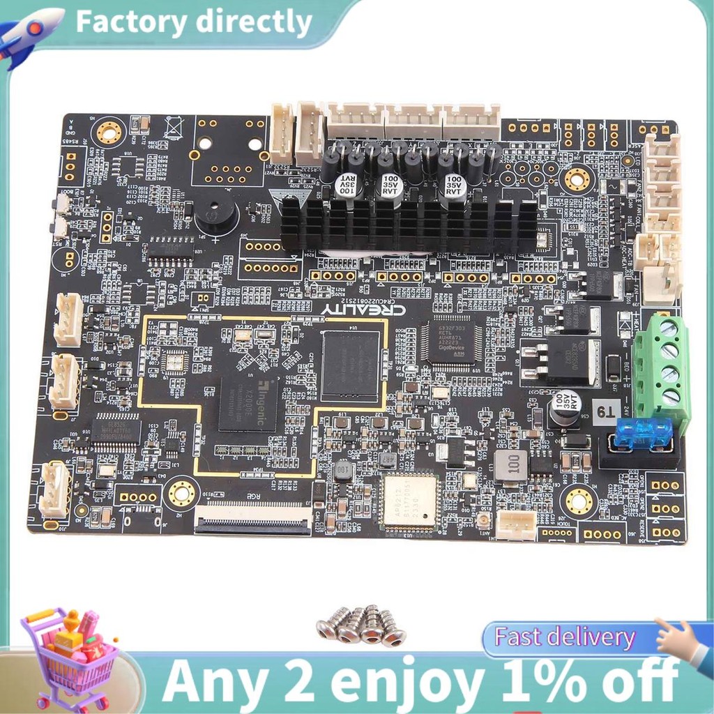 E7- K1 เมนบอร์ดบอร์ดเงียบอัพเกรด CR4CU220812S12 32Bit TMC2209 X2000E เมนบอร์ด 3D เปลี่ยนเครื่องพิมพ์