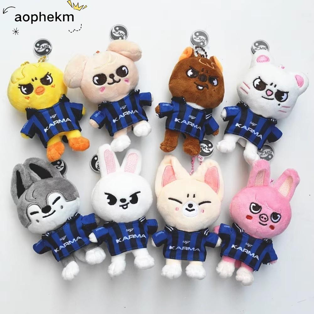 AOPHEKM SKZOO Karma พวงกุญแจตุ๊กตา,แบบพกพาSKZOOพวงกุญแจCharm Plush Evil Emotionสไตล์พวงกุญแจ,Magic S