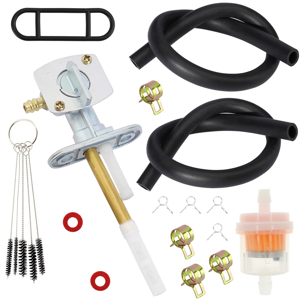 ถังน้ํามันเชื้อเพลิง Petcock Kawasaki KX60 KX65 KX80 KX85 KX100 KX125 KX250 KXT250 KZ305 KZ400A KZ44