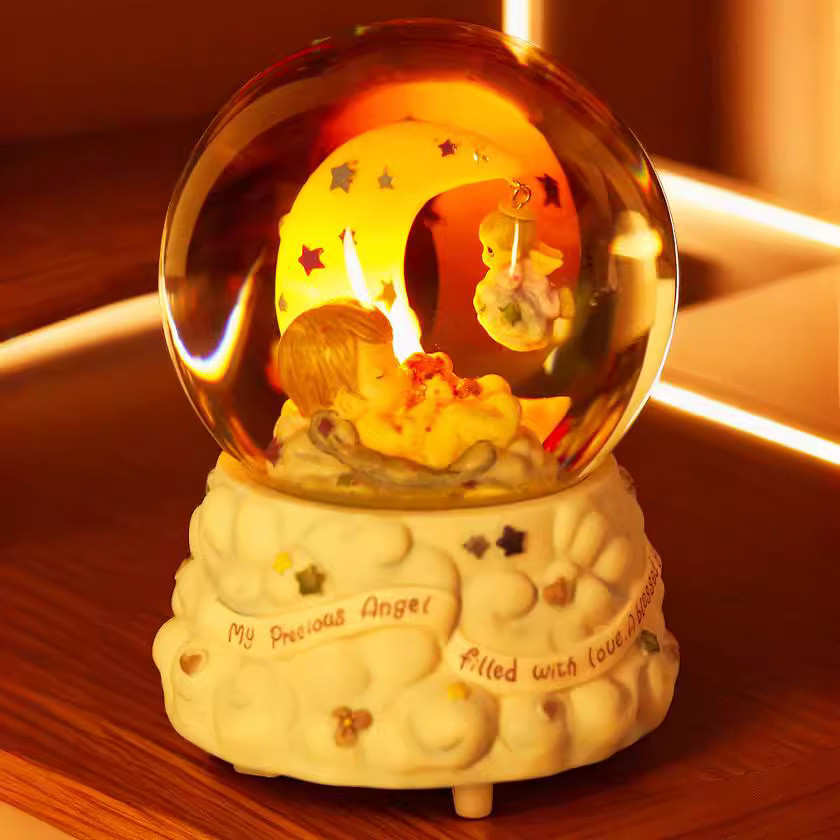 ละครเกาหลี My Girl Mygirl Mygirl Luminous Snow Crystal Ball Music Box ส่งของขวัญวันเกิดเด็กผู้หญิง