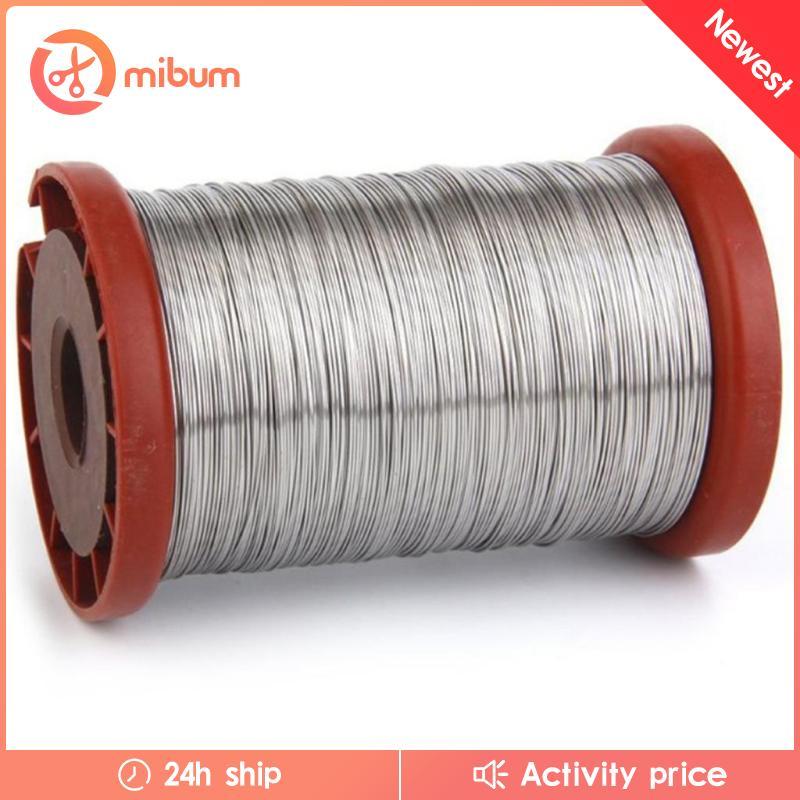 [Mibum] 0.5 มม./0.02 นิ้ว 500G 201 สแตนเลส Hive Frame Wax Foundation Wire Bee