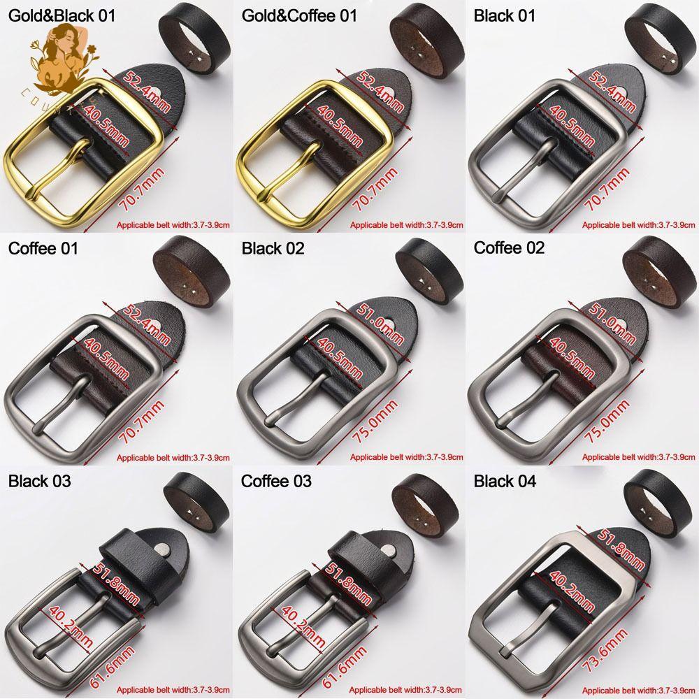 BACKSTAGEREAT Belt Buckle, Alloy DIY Belt Replacement Buckle, Fashion Adjustable Automatic Buckle